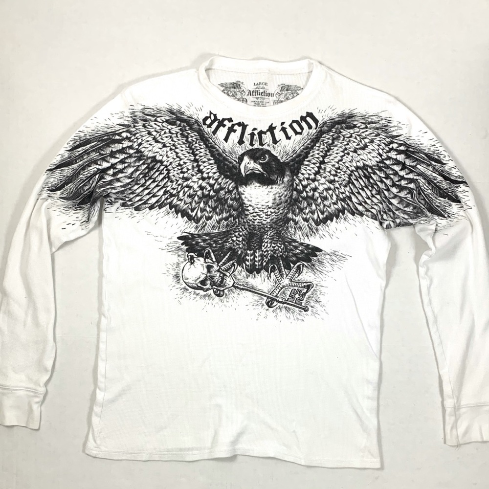 Affliction Long Sleeve Eagle Men’s Size L